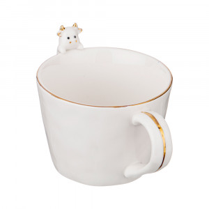 149-649 Посуда фарфоровая Кружка коровка 350 мл Lefard