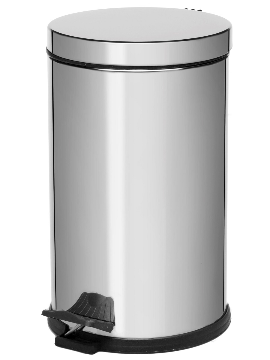 Вёдра с педалью и крышкой Andromeda 8L Chrome NAVAKO 11004