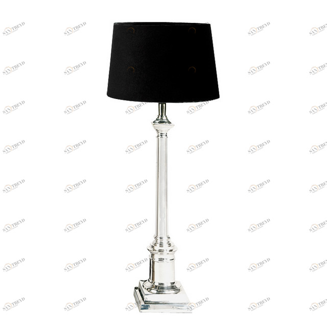 Настольная лампа Cologne S от Eichholtz Хром 101644 EICHHOLTZ КЛАССИЧЕСКИЕ 061783 Хром;черный 