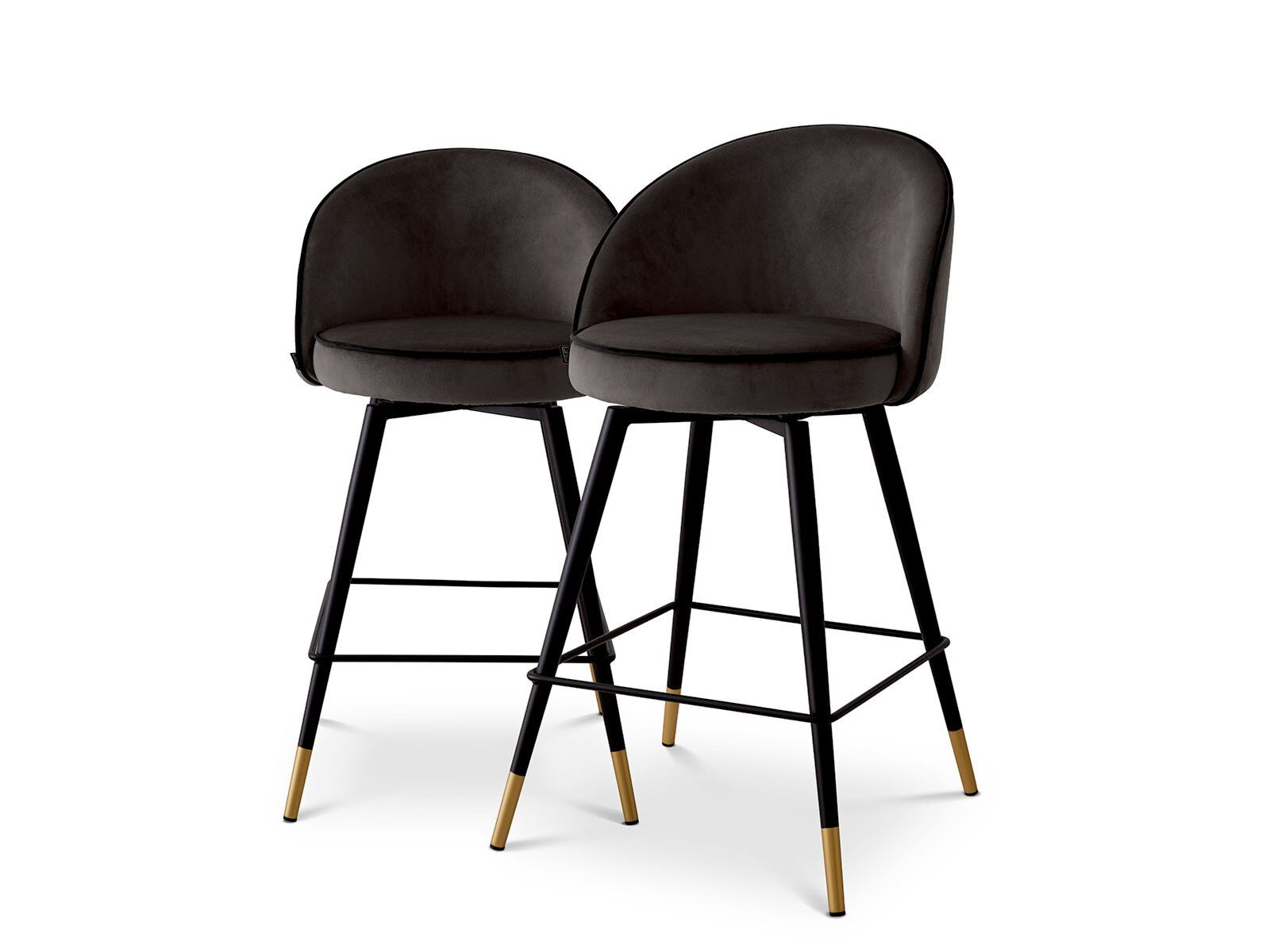 Тканевый поворотный мягкий стул Eichholtz Cooper ARCH-00107834