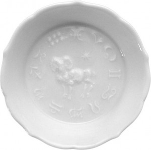 93208 Meissen Розетка 8см "Овен" (белая) Фарфор, Керамика