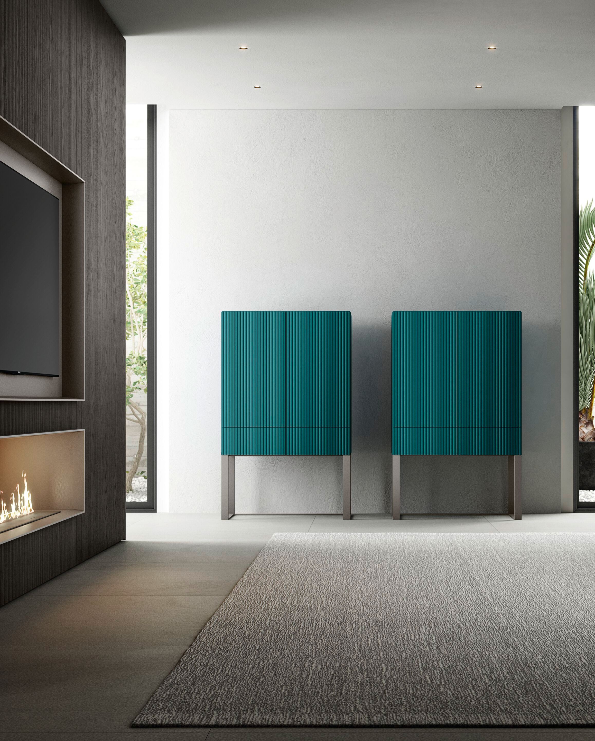 Барный шкаф со встроенным освещением Olivieri ARCH-00089688 - Вид №2