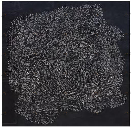 HC28 Cosmo Ковер из шерсти ручной работы с рисунком  R3 