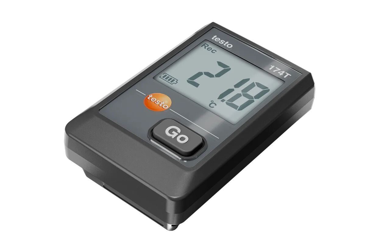 Белый мини-регистратор данных температуры для пищевой и фармацевтической промышленности с USB - C и программным обеспечением для ПК Testo TESTO 174 T ARCH-00012598 - Вид №5