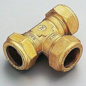 Тройник 15 х 22 х 15 обжим TIEMME