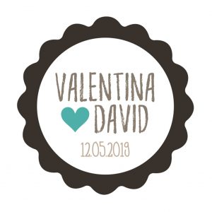 X629.07 PERS. 48 Индивидуальные стикеры черная волна зеленое сердце Dekoraniaevents Bodas