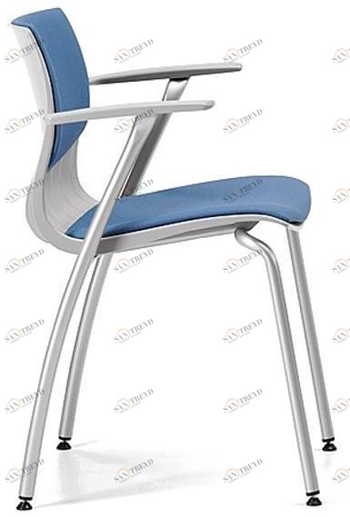 TALIN Кресло консольное, обитое тканью, с подлокотниками Webby sun-id-1480747