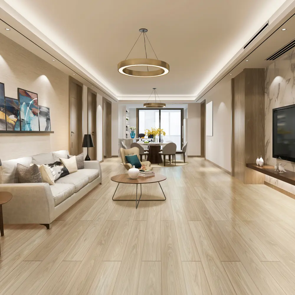Ламинат Дуб Лангери 33 класс толщина 12 мм с фаской 1.318 м² 89446517 STLM-2195994 SWISS KRONO 