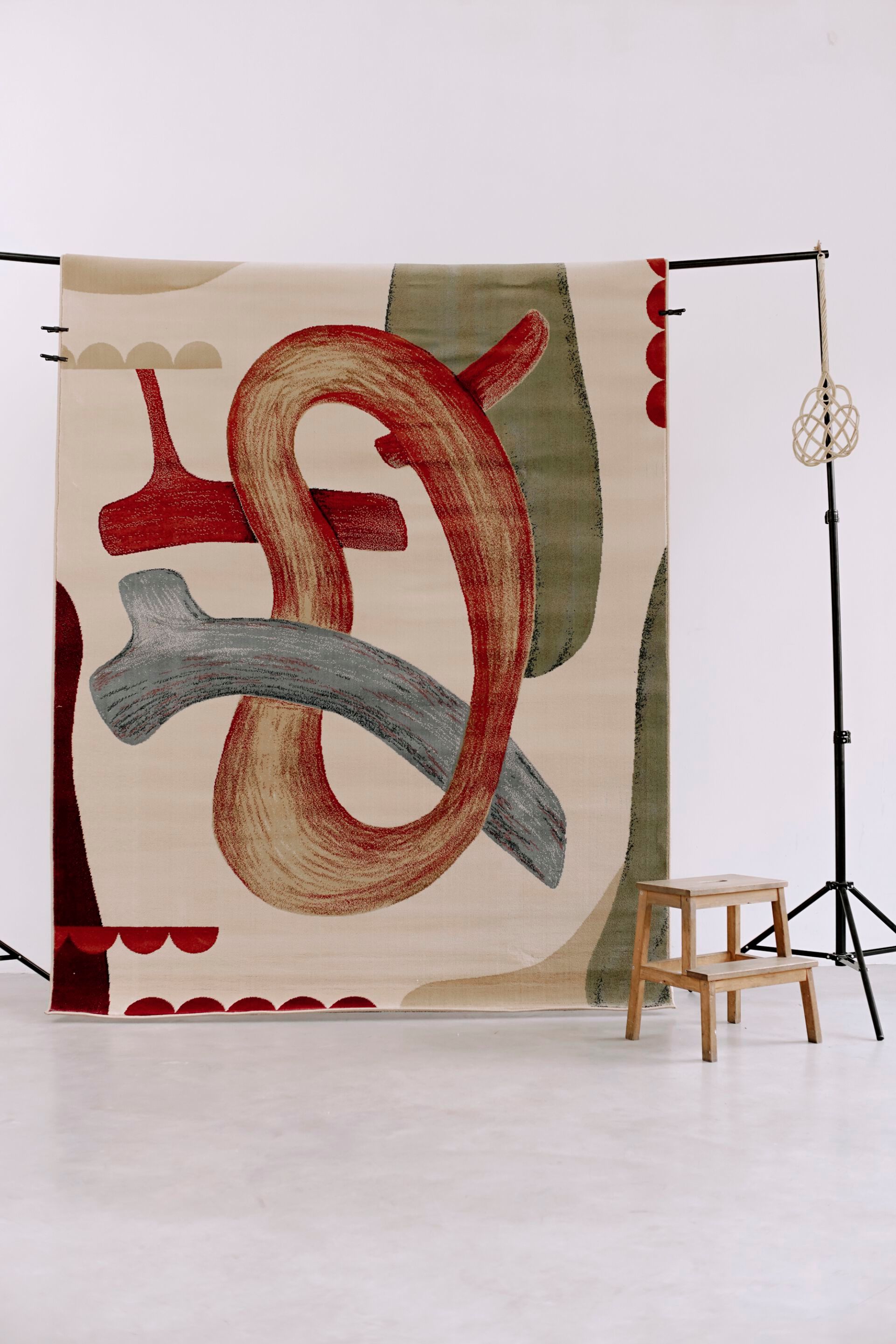 Прямоугольный ковер с рисунком из полипропилена Shishka Project TRAIT ARCH-00070375 - Вид №2