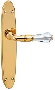 Bronces Mestre Ручка из латуни с кристаллами swarovski® на пластине Clasica sun-id-1487299 - Вид №4