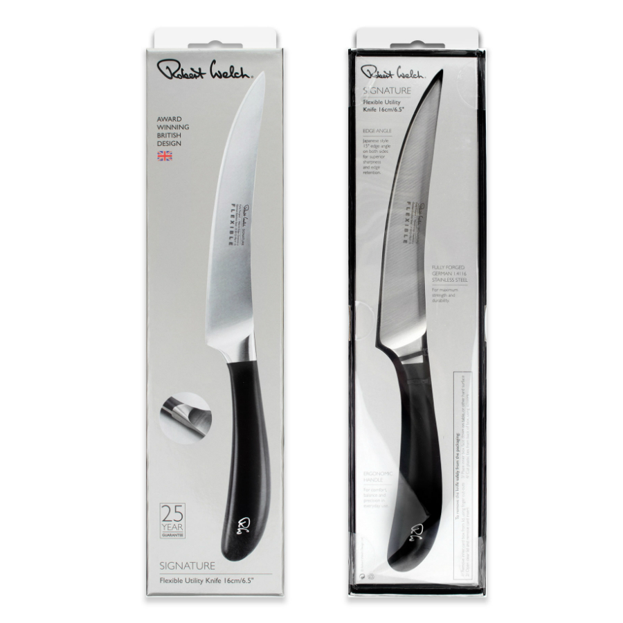 Нож кухонный для филе Signature, 16 см Robert Welch SIGSA2041V - Вид №4