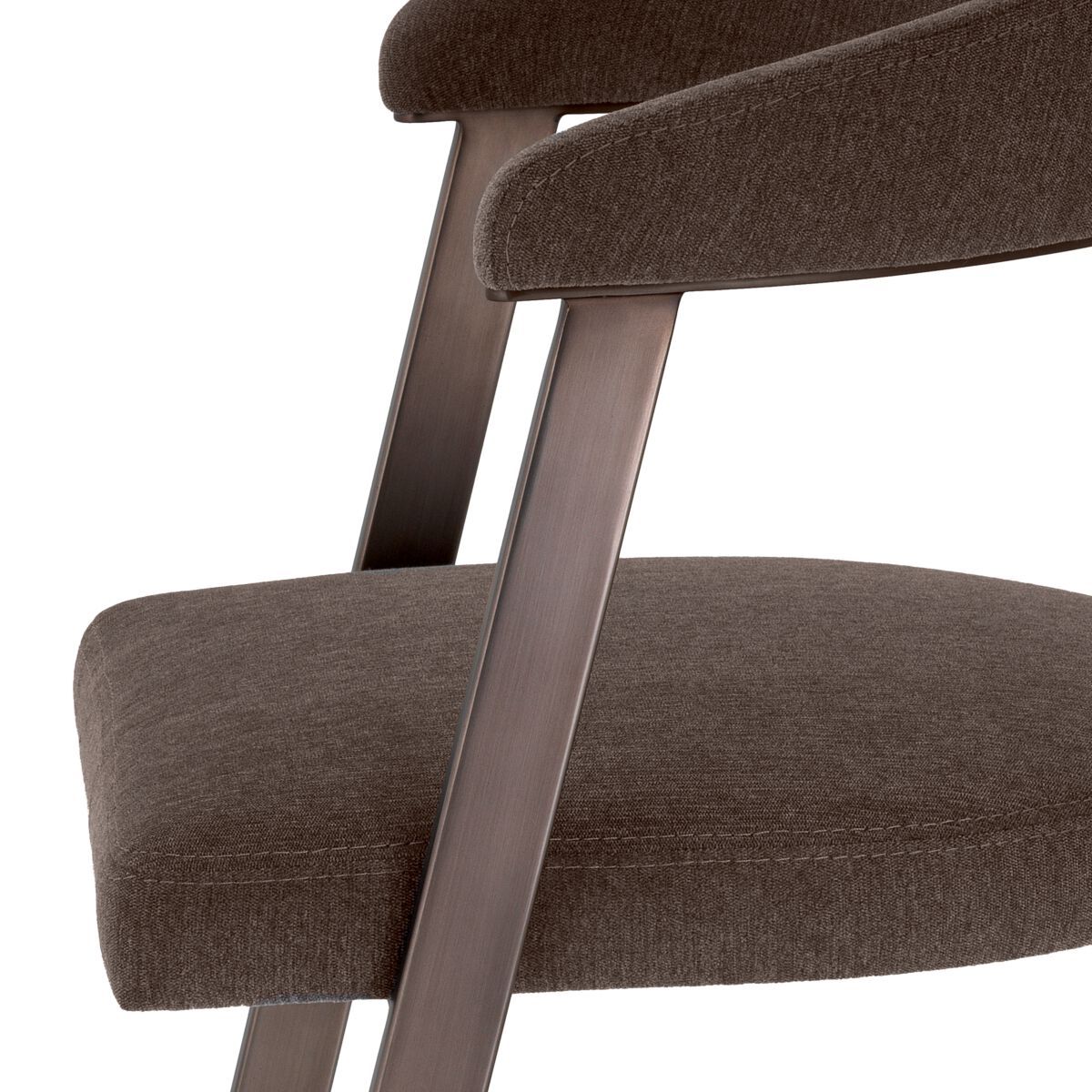 Бархатное кресло без подлокотников Eichholtz DEXTER ARCH-00104510 - Вид №4