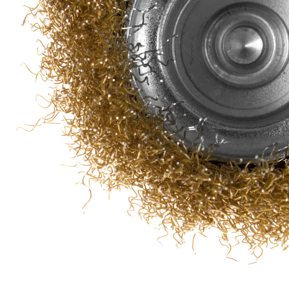 Чашечная щетка Dexter для дрели 75 мм с латунной щетиной 17410356 STLM-0008116 - Вид №2