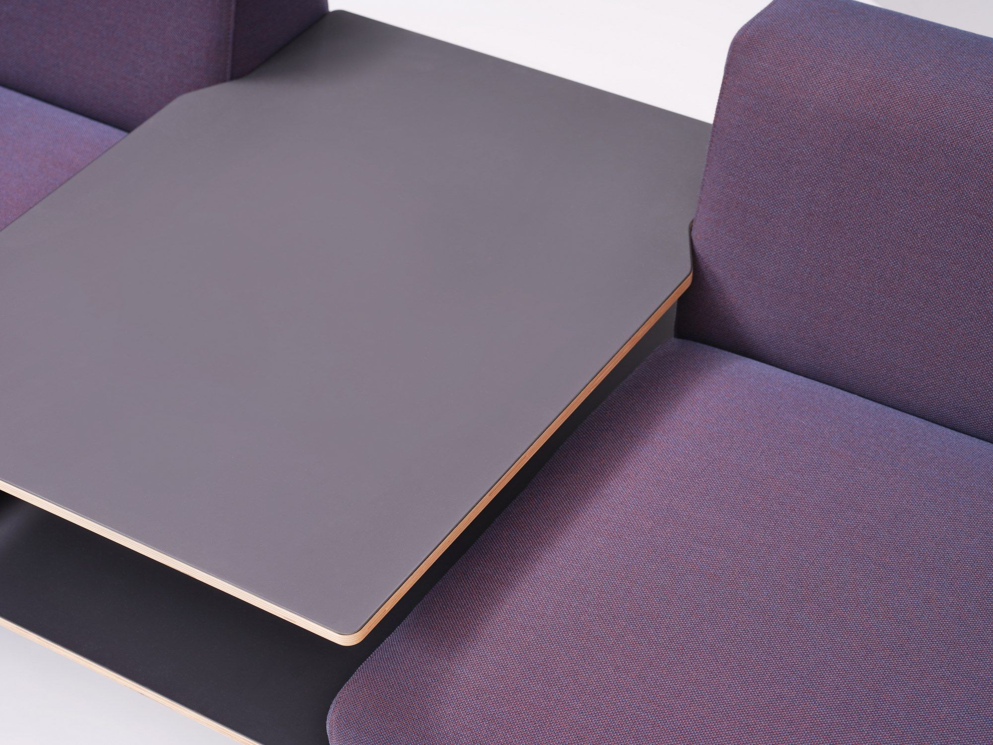 Секционный диван из ткани с огнестойкой обивкой Intuit by Softrend Sans ARCH-00004811 - Вид №2