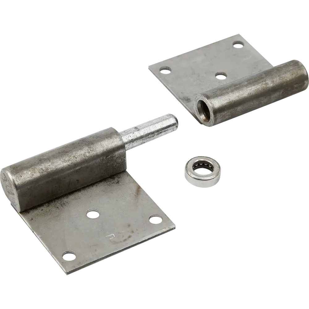 Петля гаражная правая 140x20x47 мм сталь цвет черный ЛЕВША STLM-2157885 - Вид №1