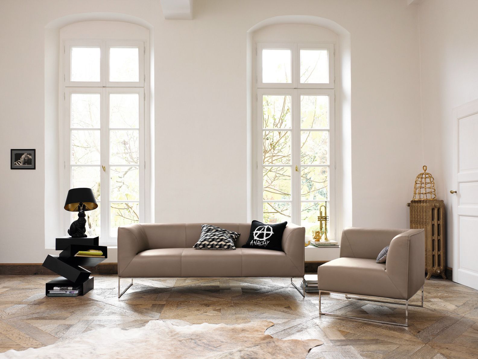 3-местный кожаный диван COR Mell ARCH-00131208 - Вид №2