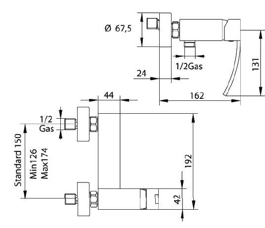 7783200SN0SF Смеситель Bandini Seta Santreyd - Вид №1