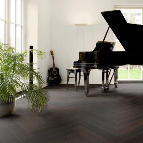 Паркет Ёлка Solidfloor New classic Лувр 1126206 Дуб Натур (Рельефная) 610х122 мм 1500200201 - Вид №28