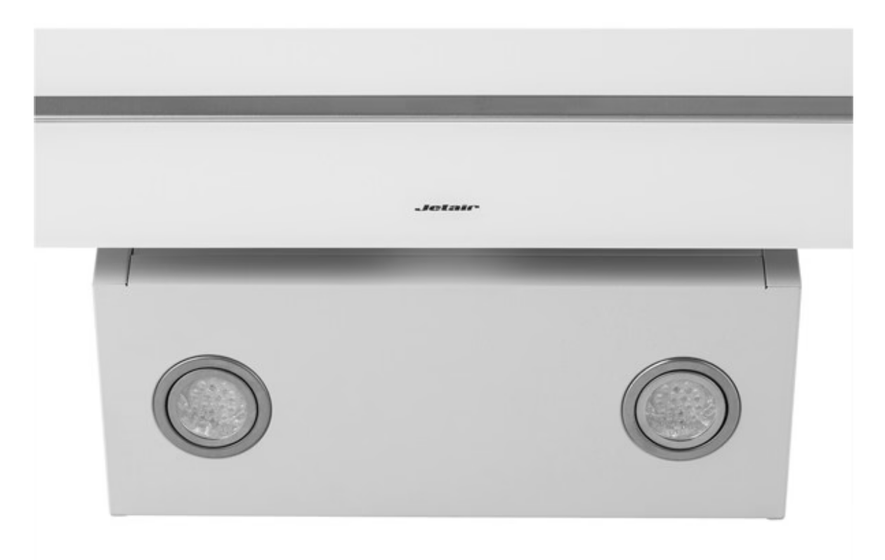 9064802 Вытяжка наклонная Jetair CLIFF 60/A/WH белый/серебристый STDN-0149113 - Вид №3