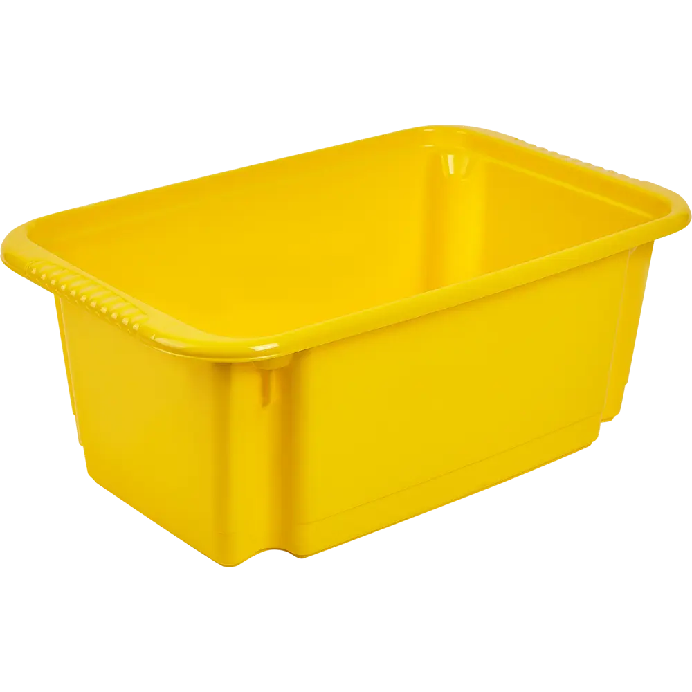 Корзина для игрушек Пиколо 48x30.2x18.5 см 18.3 л пластик без крышки цвет жёлтый MARTIKA STLM-2017838