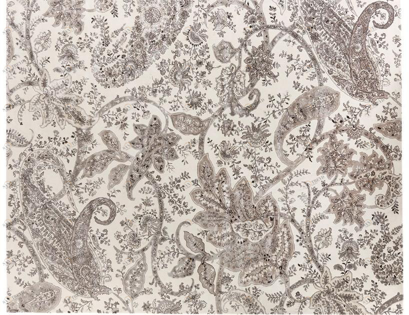 ETRO Home Interiors Прямоугольный коврик ручной работы из шерсти и вискозы  E.var.571.a 