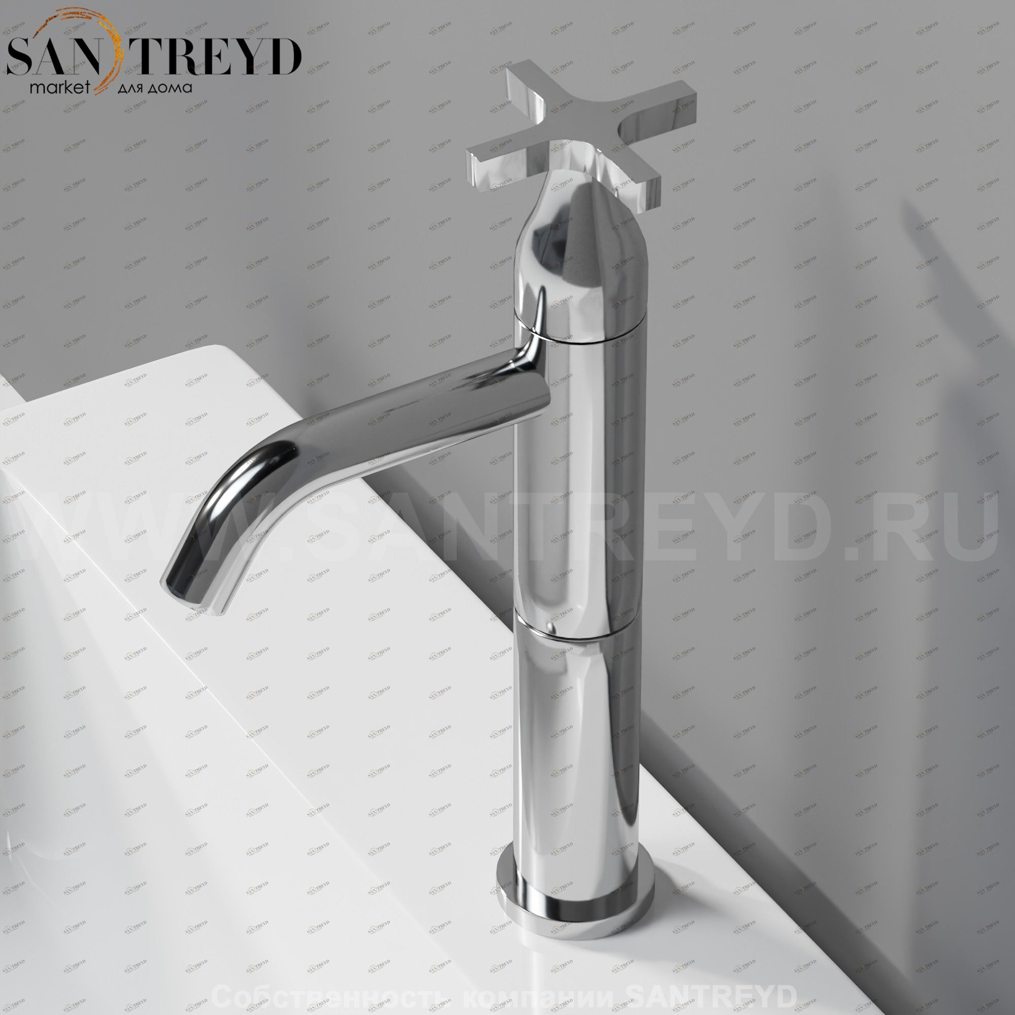 Смеситель AMEM312S MEMORY для раковины хромированный Agape