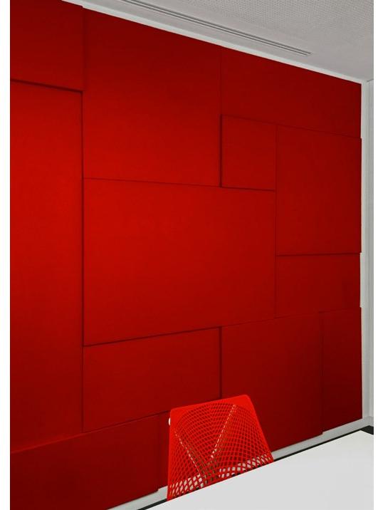 Slalom Акустическая стеновая панель из огнестойкого полиэфирного волокна Tailor made sun-id-1447730 - Вид №3