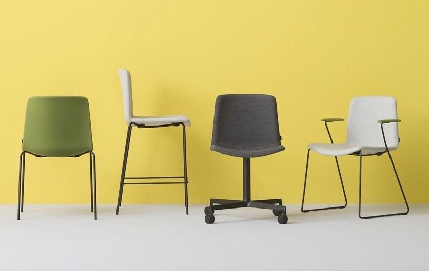 Pedrali Мягкое кресло с 4-мя спицами Tweet 893f/2 - Вид №2