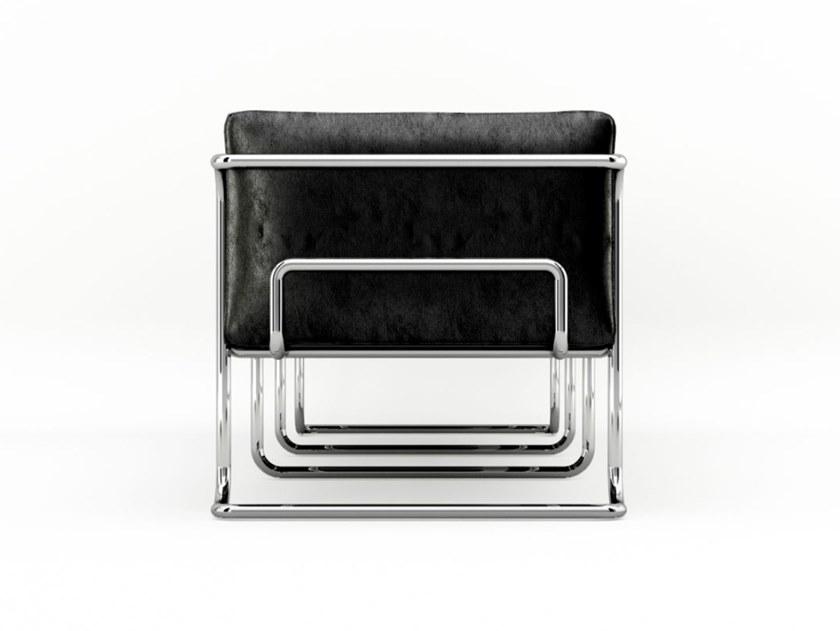 Prieto Studio Кожаный диван с алюминиевой конструкцией Lotus Lot003 - Вид №3