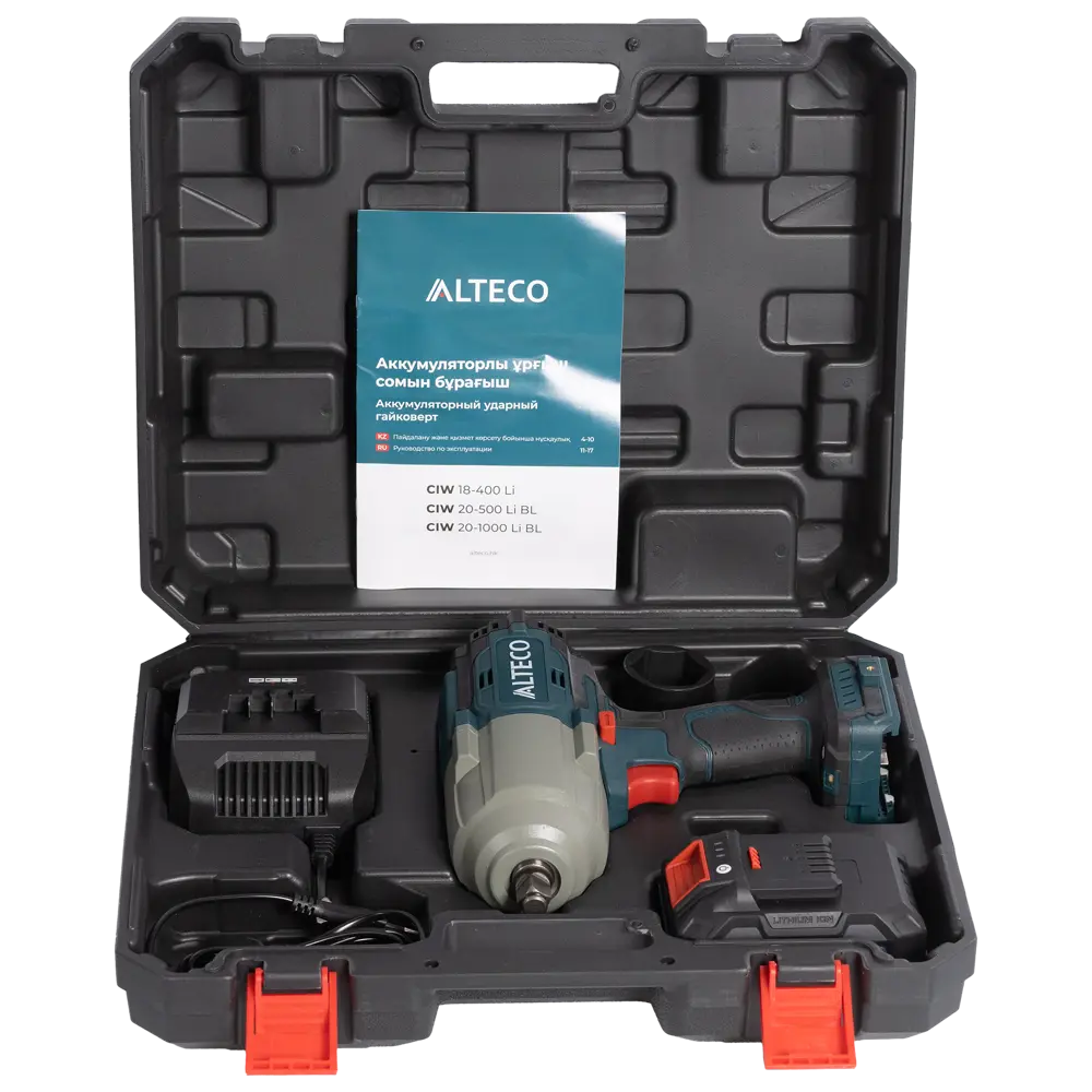 Аккумуляторный ударный гайковерт ALTECO CIW 20-1000 LI BL с крутящим моментом 1000 Нм 89363398 STLM-1576681