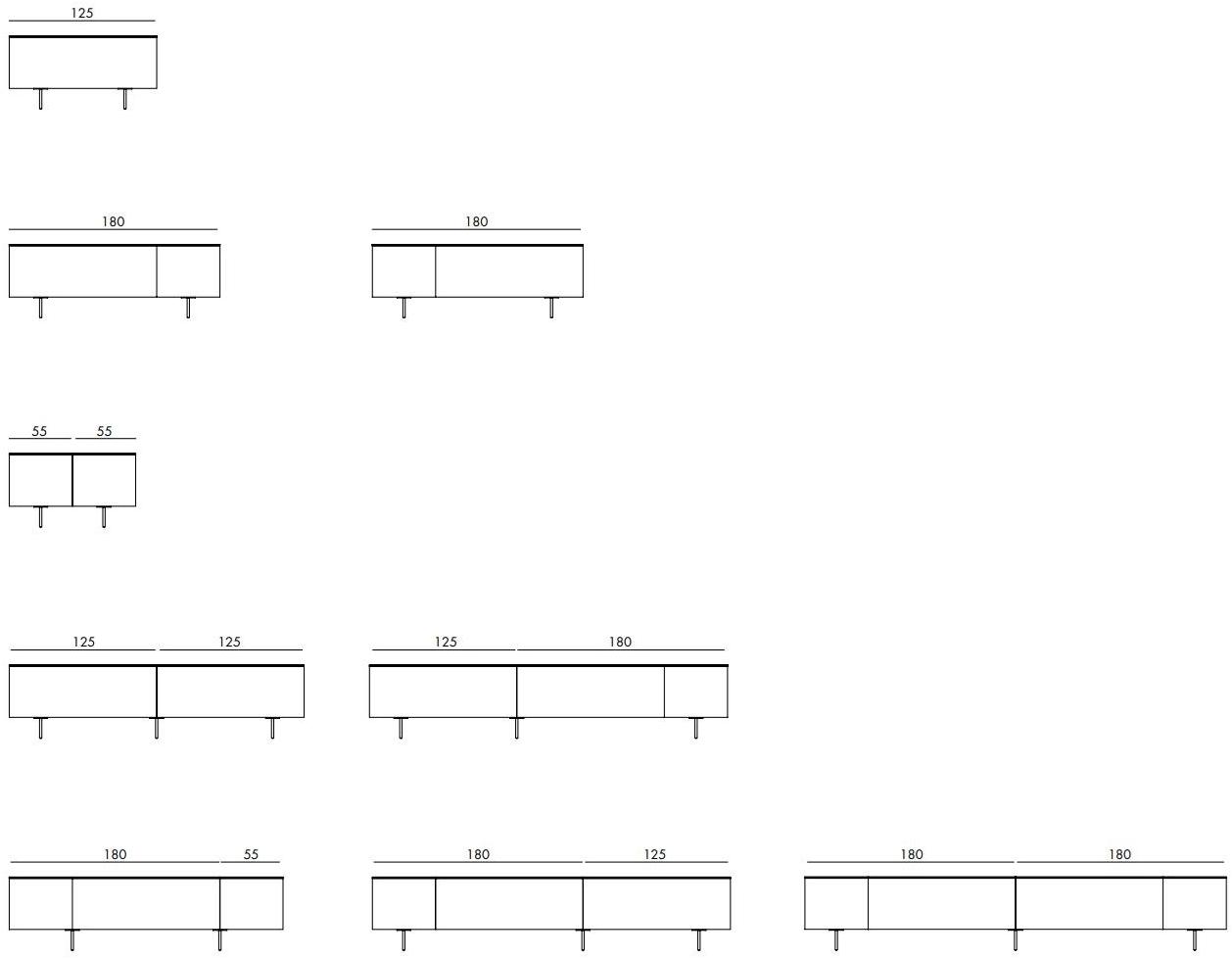 Meridiani Подвесной буфет из латуни с распашными дверцами sun-id-1375103 - Вид №6