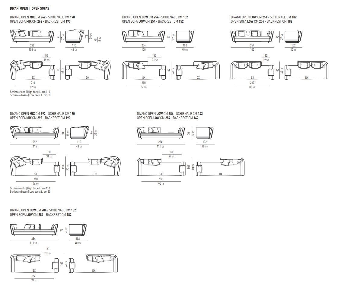 Ткань диван Minotti SEYMOUR ARCH-00040433 - Вид №15