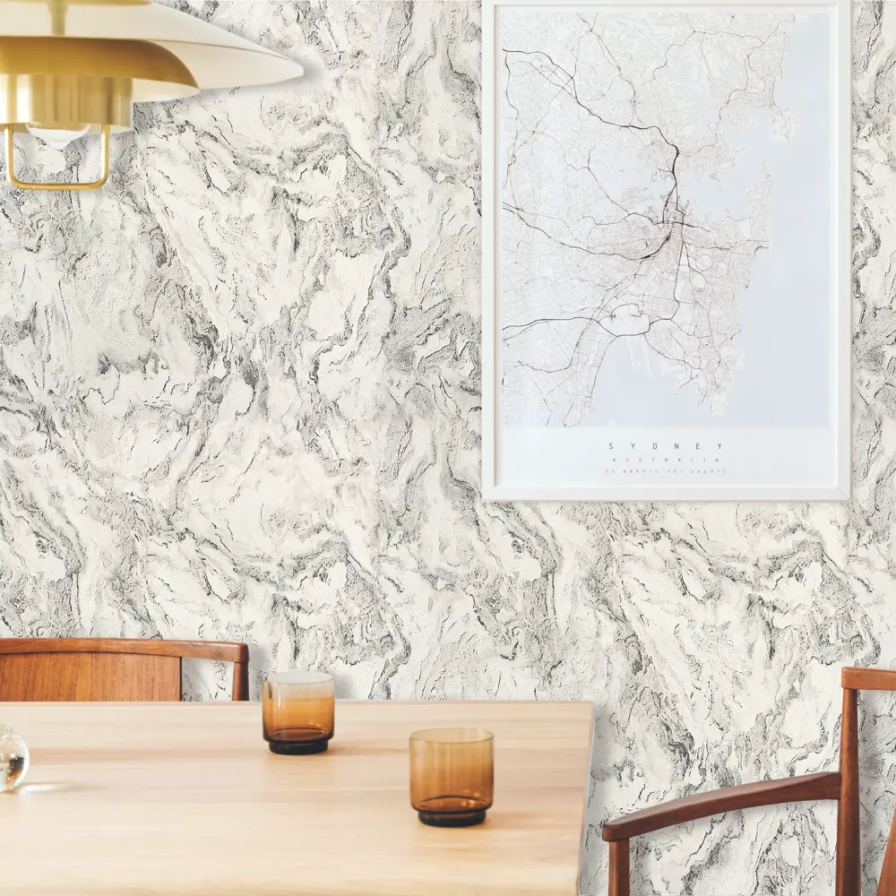 Santreyd Каскад - бумажные обои с абстрактным синим узором 89840050 STLM-0080009 - Вид №3