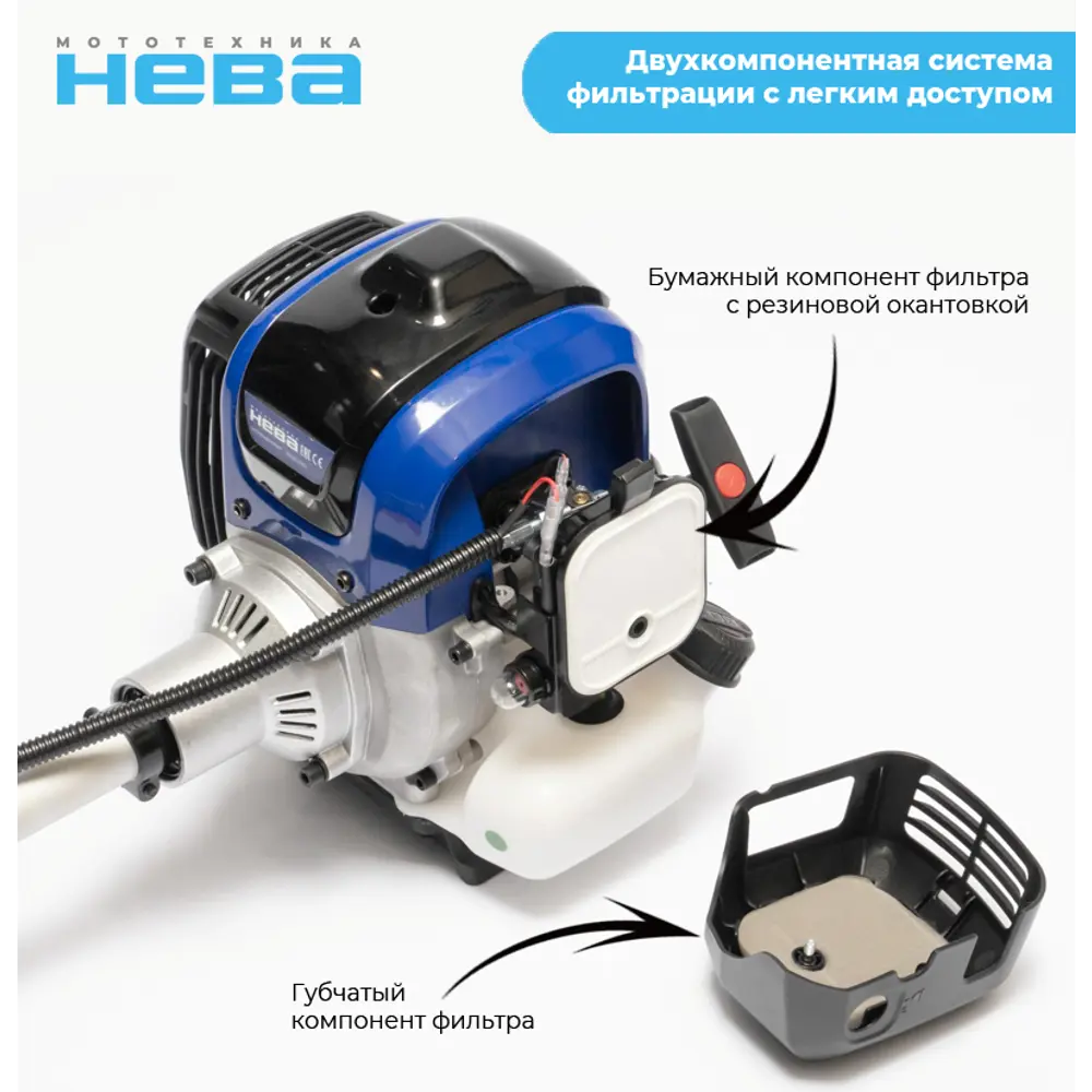 Триммер бензиновый Нева BCK745U Pro 2.2 л.с STLM-2185247 - Вид №3