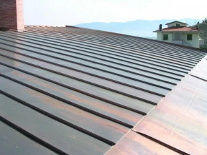 KME Architectural Solutions Сплошной металлический ламинат для медной кровли Tecu®