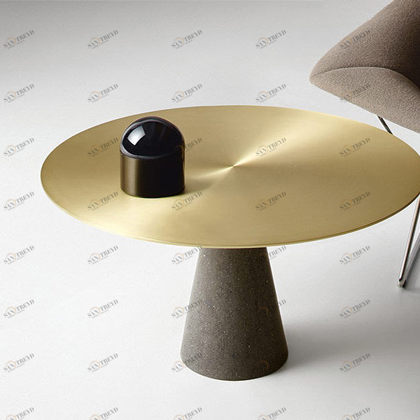 СТОЛИК КОФЕЙНЫЙ БРОНЗОВЫЙ LEAF 70Х38 СМ Neutra Design MSL705B