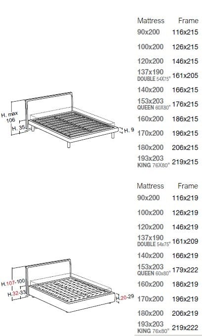 Двуспальная кровать Bolzan Gaya ARCH-00077807 - Вид №7