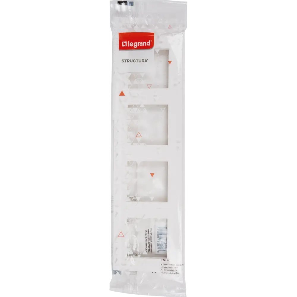 Рамка для розеток и выключателей Legrand Structura 4 поста цвет белый 82064687 STLM-2127305 - Вид №4