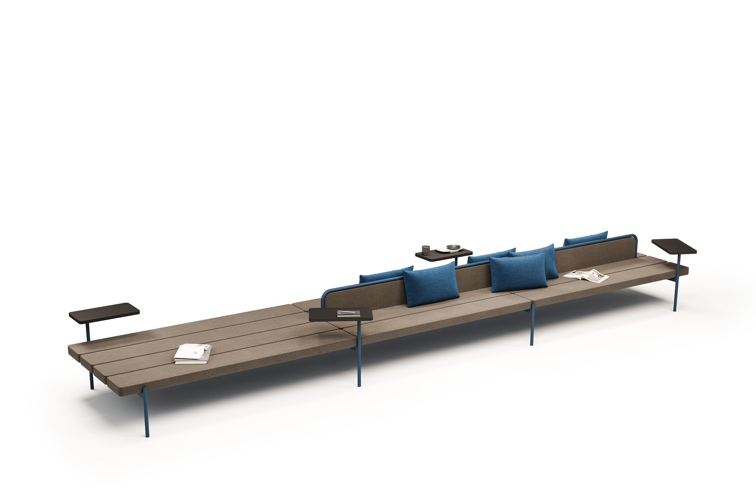 Модульная мягкая скамейка из ткани Established&Sons Island ARCH-00100058 - Вид №11