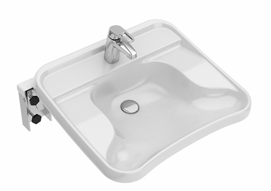 500.656.01.2 Подвесная раковина настенная прямоугольная IFO  белая 