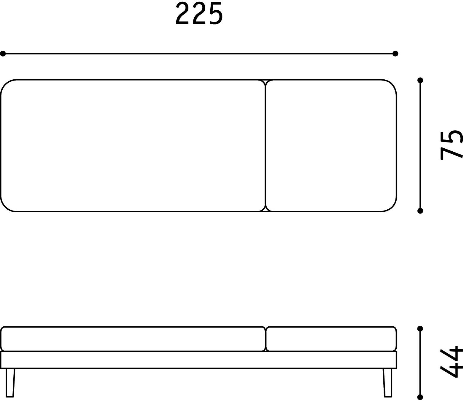Febal Casa Модульный диван со съемным чехлом с шезлонгом sun-id-1463873 - Вид №13
