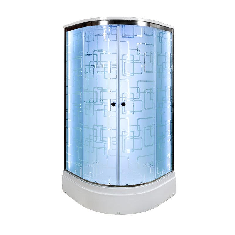 L 980 стандартная Душевая кабина DETO Серия L ЕМ2790 LED - Вид №9