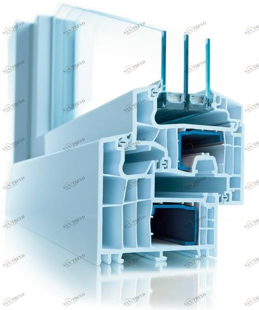 Agostinigroup Двустворчатое окно из пвх Bluline sun-id-1392789