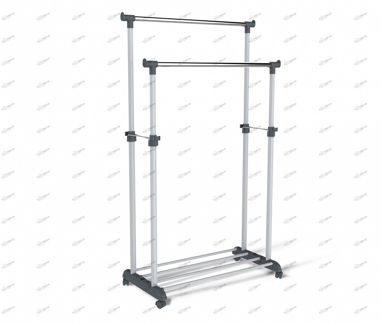 Вешалка гардеробная Standart на колесиках SHEFFILTON ДИЗАЙНЕРСКИЕ 015547 Серый 