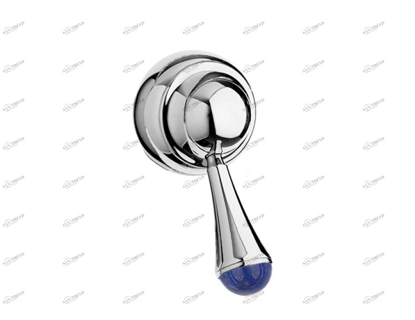 036847.LP0.50 Комплект ручек-монолевер с камнем лазурит Яркий хром Mestre 