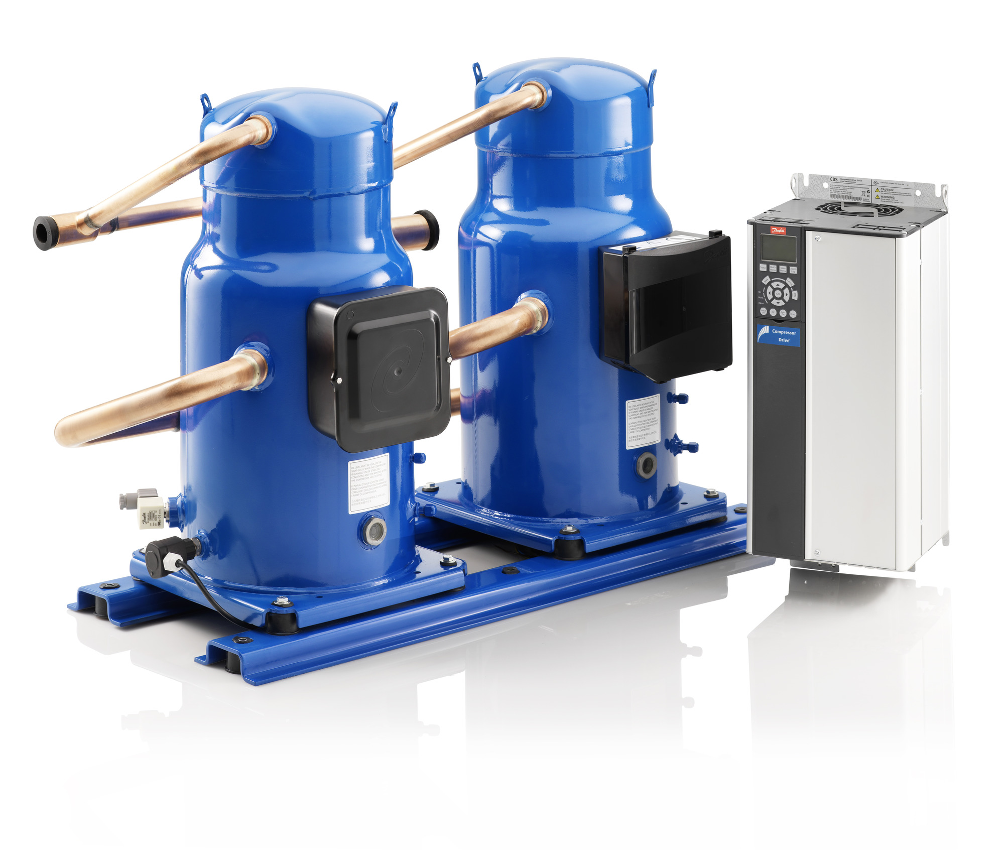 Danfoss VZH — герметичные спиральные компрессоры с частотным регулированием производительности VZH044CGBNB Компрессор спиральный 120G0245  - Вид №1