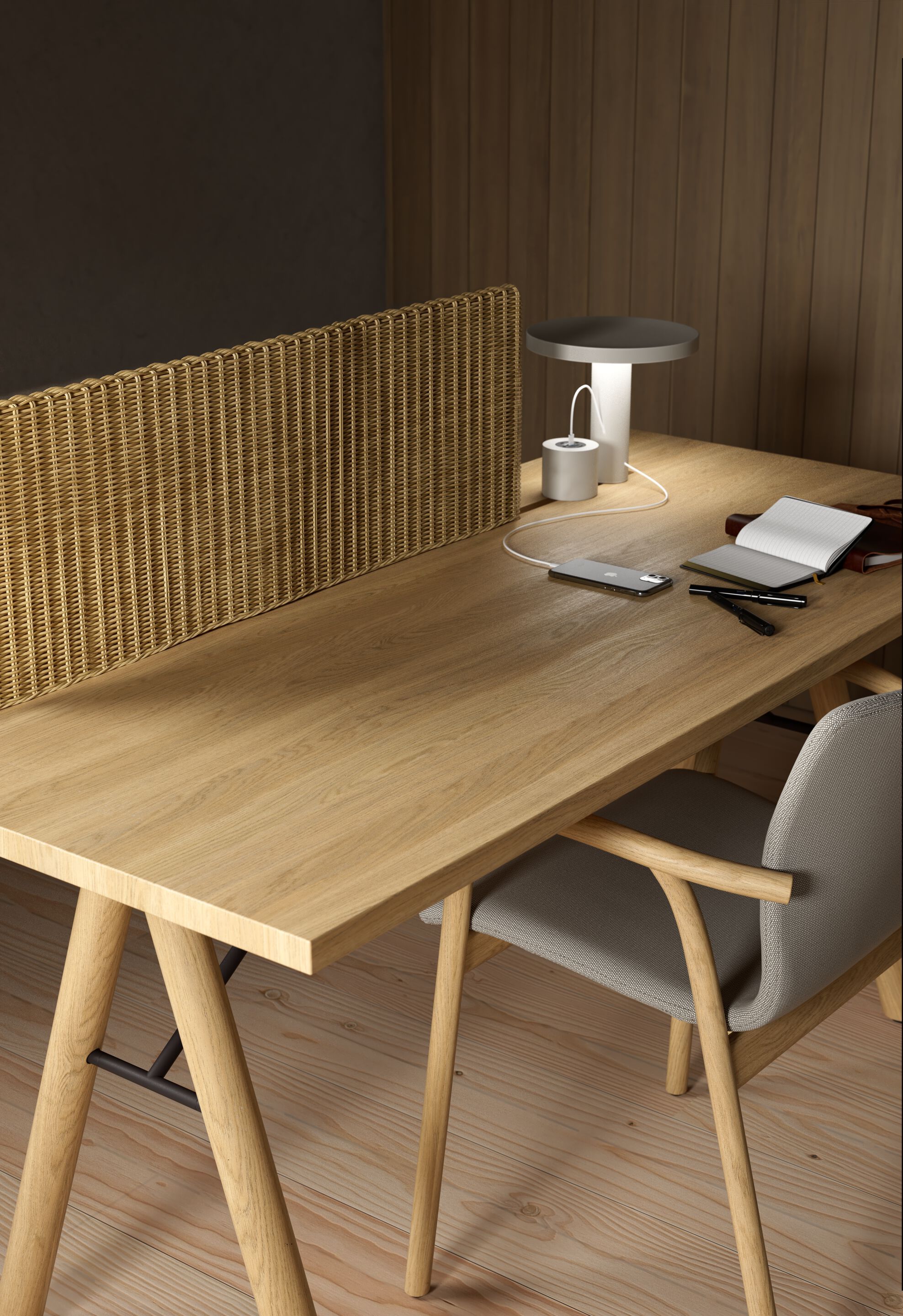 Офисное кресло с мягкой тканью Kettal ARCH-00148471 - Вид №4