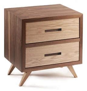 Mambo Unlimited Ideas Прямоугольная тумбочка из дерева с ящиками Space