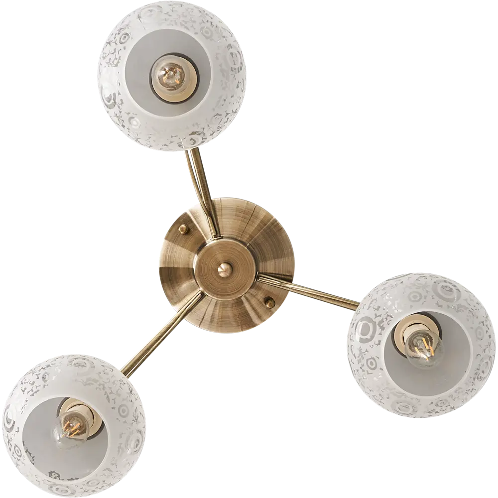 Люстра Josefin 3хЕ14х60 Вт цвет бронза LAMPLANDIA STLM-2096484 - Вид №1