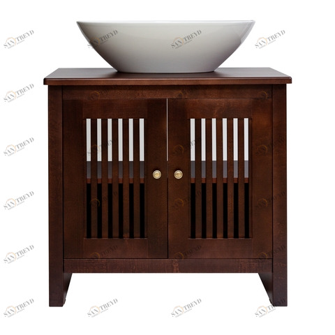 ORANGE тумба напольная Capri-2 75см цвет: орех Никель sun-id-1517341